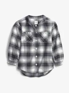 GAP Oversize Flannel Kids shirt Grey