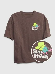GAP Stay Fresh Kids T-shirt Brown #164056