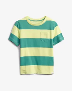 GAP Stripe Kids T-shirt Green Yellow
