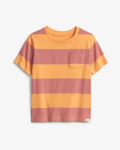 GAP Stripe Kids T-shirt Red Orange
