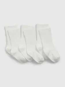 GAP 3 pairs of children's socks White #1583007