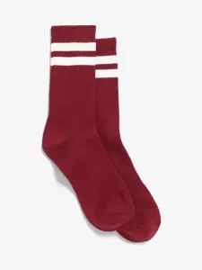 GAP New Athletic Quarter Socks Red