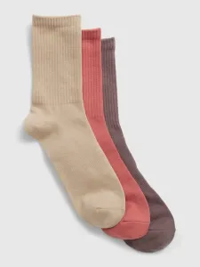 GAP Set of 3 pairs of socks Beige