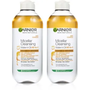 Garnier Skin Naturals two-phase micellar water 2 x 400ml(3-in-1)