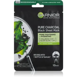 Garnier Skin Naturals Pure Charcoal black sheet mask with seaweed extract 28 g #238205