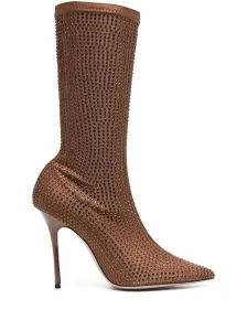 GEDEBE - Crystal Embellishment Heel Boots #377315