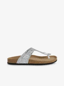 Geox Brionia Slippers Silver #178157