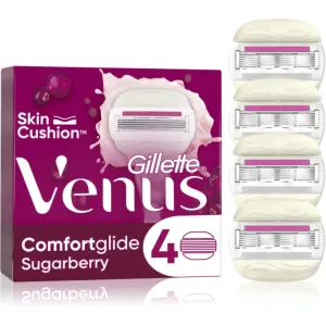 Gillette Venus ComfortGlide Sugarberry replacement blades 4 pc