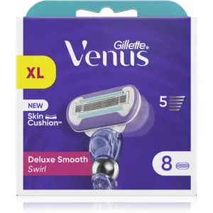 Gillette Venus Deluxe Smooth Swirl replacement blades 8 pc