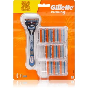 Gillette Fusion5 razor + replacement heads 11 pc