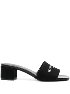 GIVENCHY - 4g Canvas Mules
