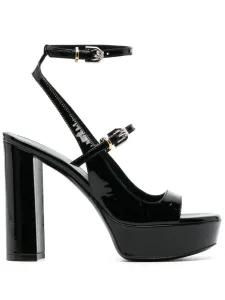 GIVENCHY - Voyou Leather Heel Sandals #1644722