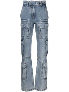 GIVENCHY - Cargo Denim Cotton Jeans
