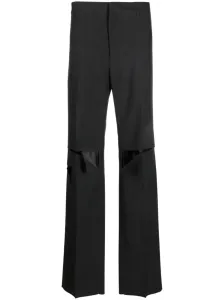 GIVENCHY - Ripped Wool Trousers