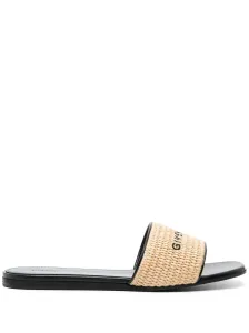 GIVENCHY - 4g Leather Flat Sandals