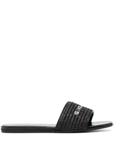 GIVENCHY - 4g Leather Flat Sandals