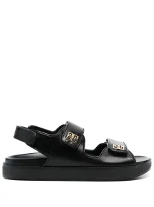GIVENCHY - 4g Leather Strap Sandals