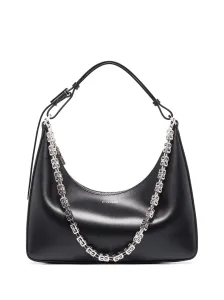 GIVENCHY - Moon Cut Out Small Leather Hobo Bag #1638125