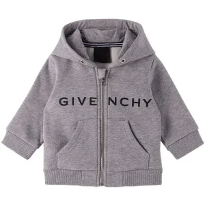 Givenchy Baby Boys 4g Logo Zip Hoodie Grey 3Y