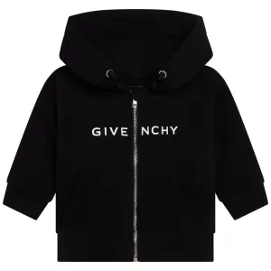 Givenchy Baby Girls Logo Hoodie Black 9M