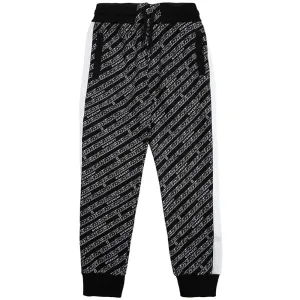 Givenchy Boys Chain Painted Joggers Black 10Y