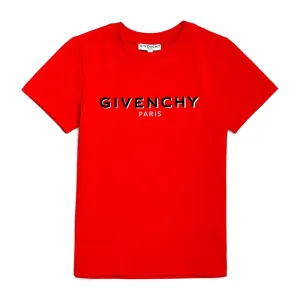 Givenchy - Baby Boys Logo T-shirt Red 3Y