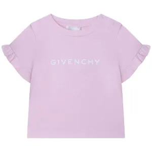 Givenchy Baby Girls Logo T-shirt Pink 12M