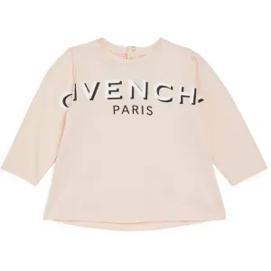 Givenchy - Baby Girls Logo T-shirt Pink 6M