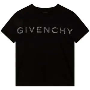 Givenchy Boys Bandana 4G Logo T-shirt Black 8Y
