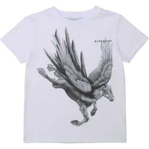 Givenchy Boys Cotton T-shirt White 10Y #1575582