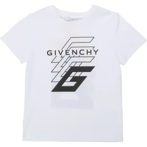 Givenchy Boys Cotton T-shirt White 12Y #664302