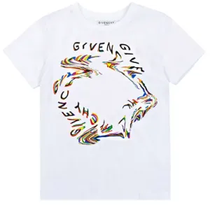 Givenchy - Boys Graphic Print T-shirt White 10Y