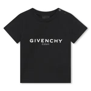 Givenchy Boys Classic T-shirt in Black 18M 100% Cotton - Trimming: 97% Cotton, 3% Elastane
