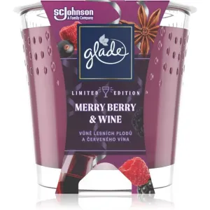 GLADE Merry Berry & Wine scented candle 129 g