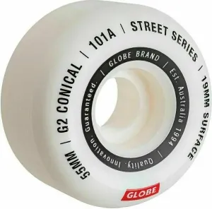 Globe G2 Conical Street Skateboard Wheel White/Essential 53.0