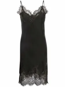 GOLDHAWK - Lace-trim Velvet Slip Dress #1652509