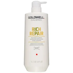 GoldwellDual Senses Rich Repair Restoring Shampoo (Regeneration For Damaged Hair) 1000ml/33.8oz