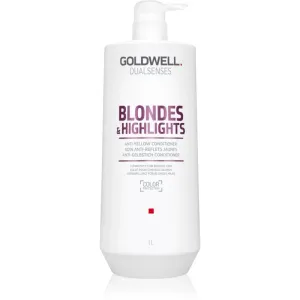 Goldwell Dualsenses Blondes & Highlights conditioner for blonde hair neutralising yellow tones 1000 ml
