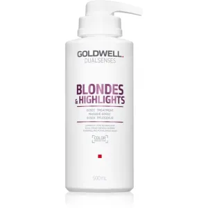 GoldwellDual Senses Blondes & Highlights 60SEC Treatment (Luminosity For Blonde Hair) 500ml/16.9oz