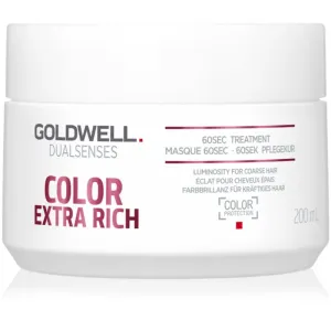 GoldwellDual Senses Color Extra Rich 60SEC Treatment (Luminosity For Coarse Hair) 200ml/6.7oz