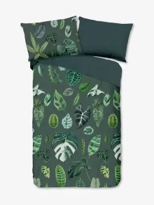 Good Morning Urban Jungle 140x200cm Bed linen set Green