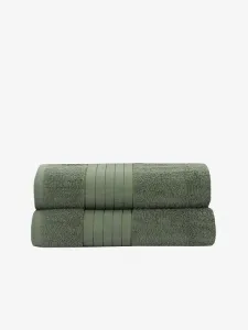 Good Morning 2 ks Towel Green