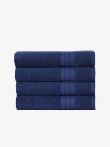 Good Morning 4 ks Towel Blue