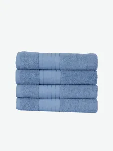 Good Morning 4 ks Towel Blue