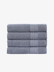 Good Morning 4 ks Towel Grey