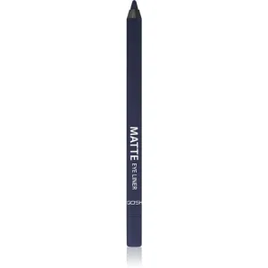 Gosh Matte eyeliner with matt effect shade 009 Midnight Blue 1.2 g