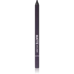 Gosh Matte Eyeliner with Matte Effect Shade 010 Black Violet 1.2 g
