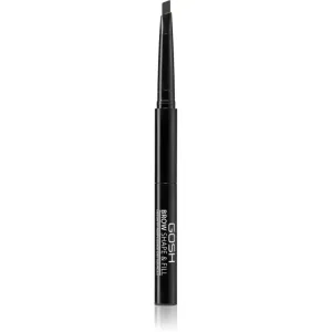 Gosh Brow Shape & Fill dual-ended eyebrow pencil shade 002 Greybrown 0.5 g