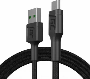 Green Cell KABGC20 PowerStream USB-A - Micro USB 120cm Black 120 cm USB Cable