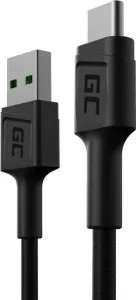 Green Cell KABGC25 PowerStream USB-A - USB-C 30cm Black 30 cm USB Cable